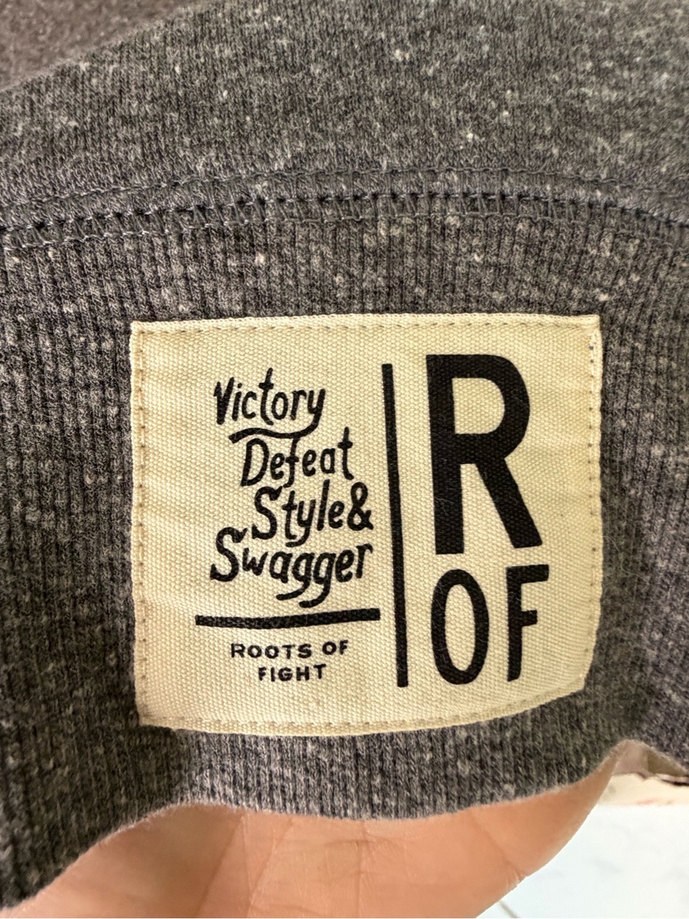 NWT Roots of Fight Caesars Racing 1981 Las Vegas Sweatshirt Grey L Vintage 80s - Picture 6 of 10